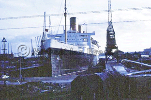 RMS Quyeen Mary in Southampton